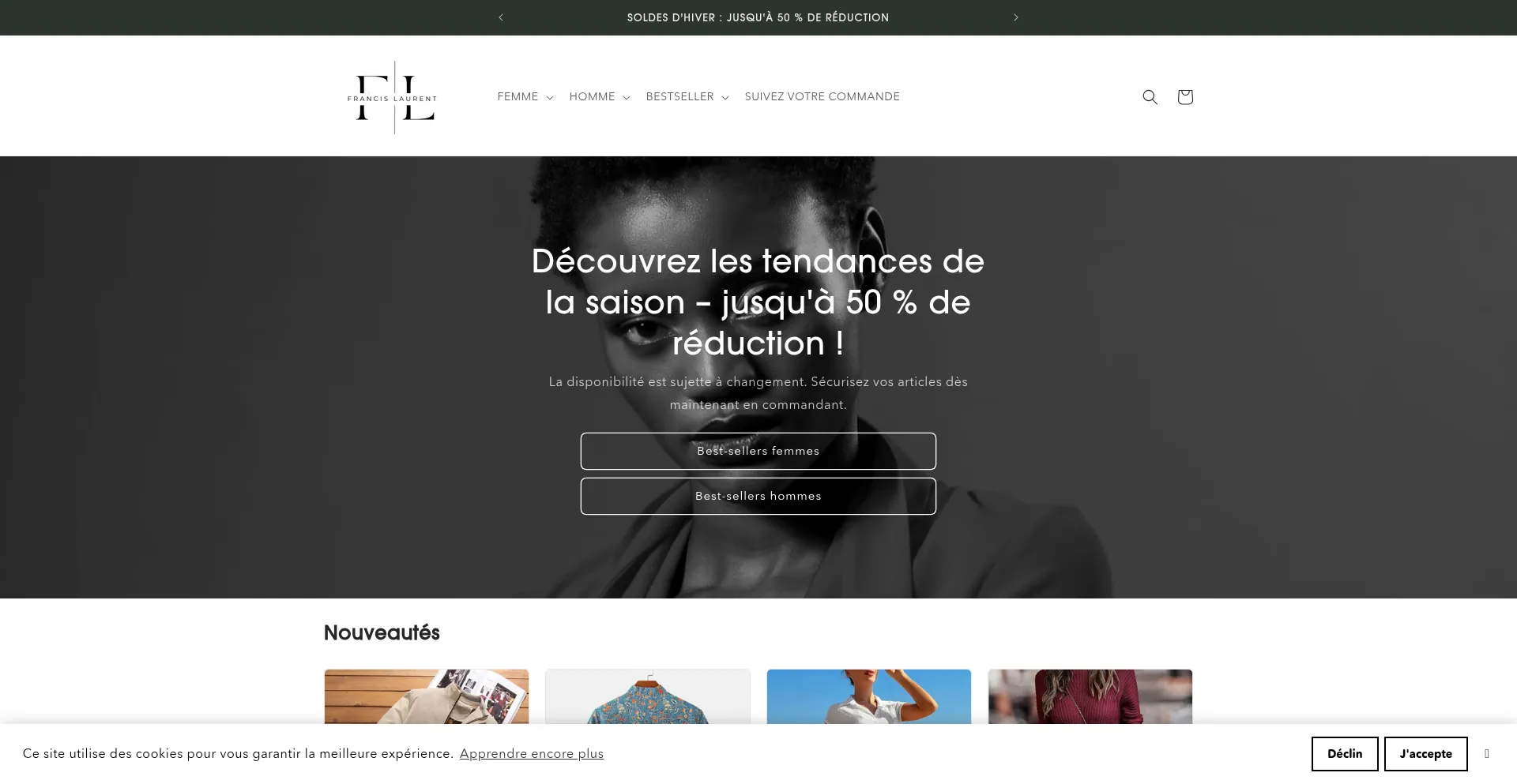 Francis-laurent.com Screenshot