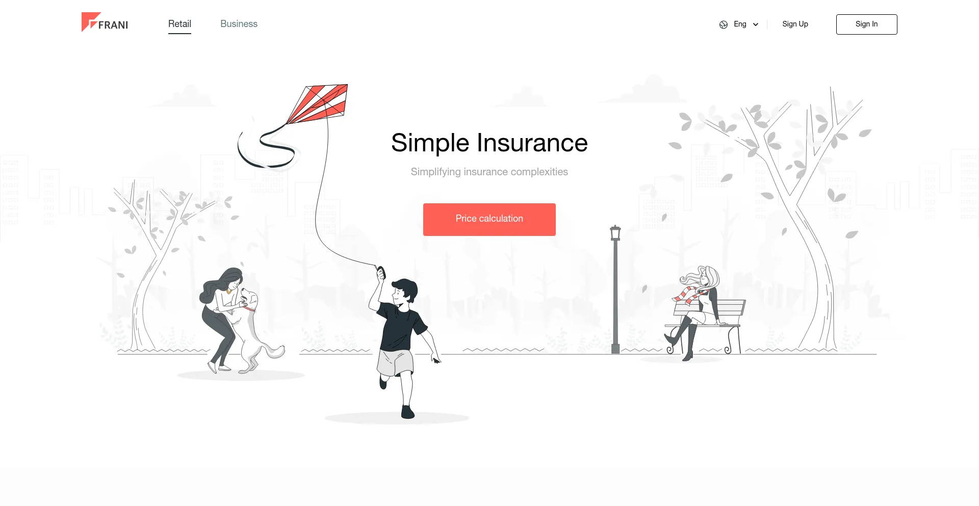 Frani.com Screenshot