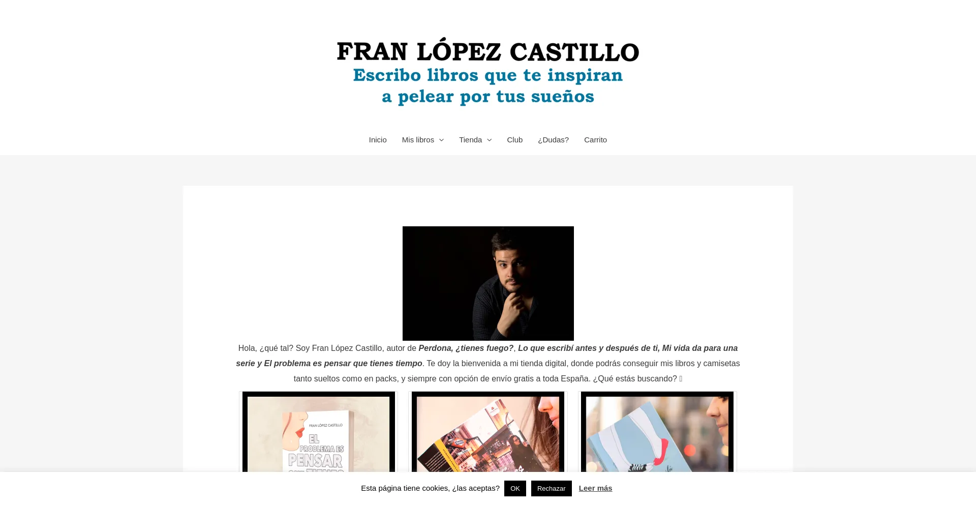 Website screenshot of Franlopezcastillo.com