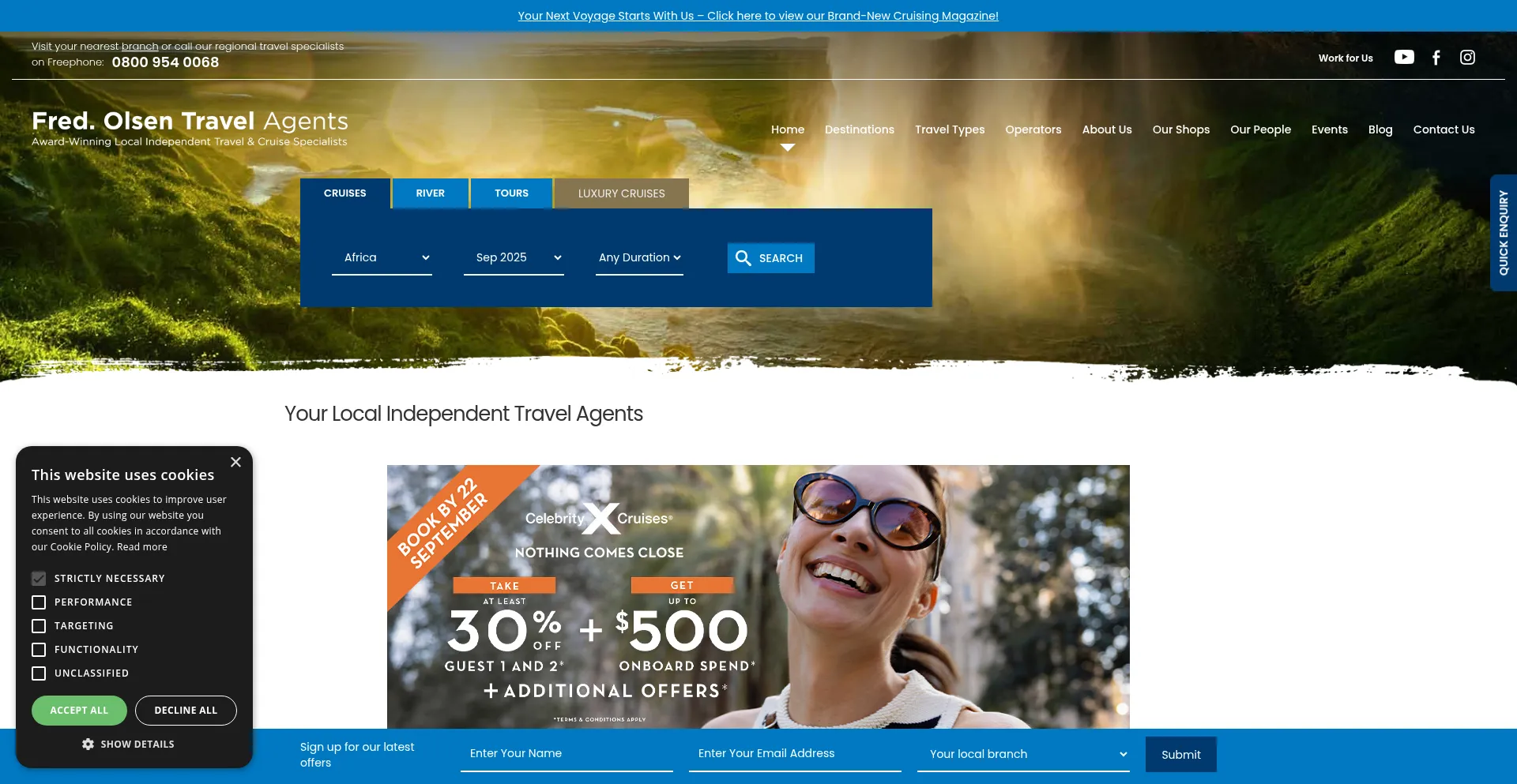 Ist Fredolsentravelagents.co.uk sicher und vertrauenswürdig?