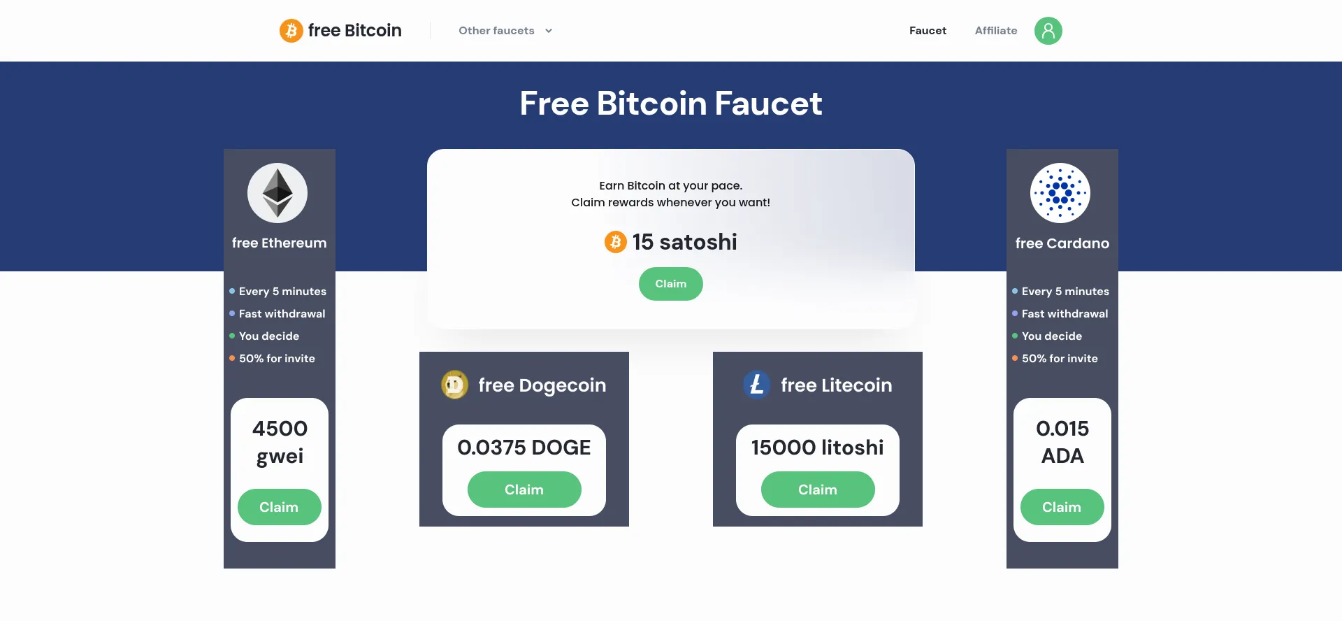 Freebitcoinclick.com Screenshot