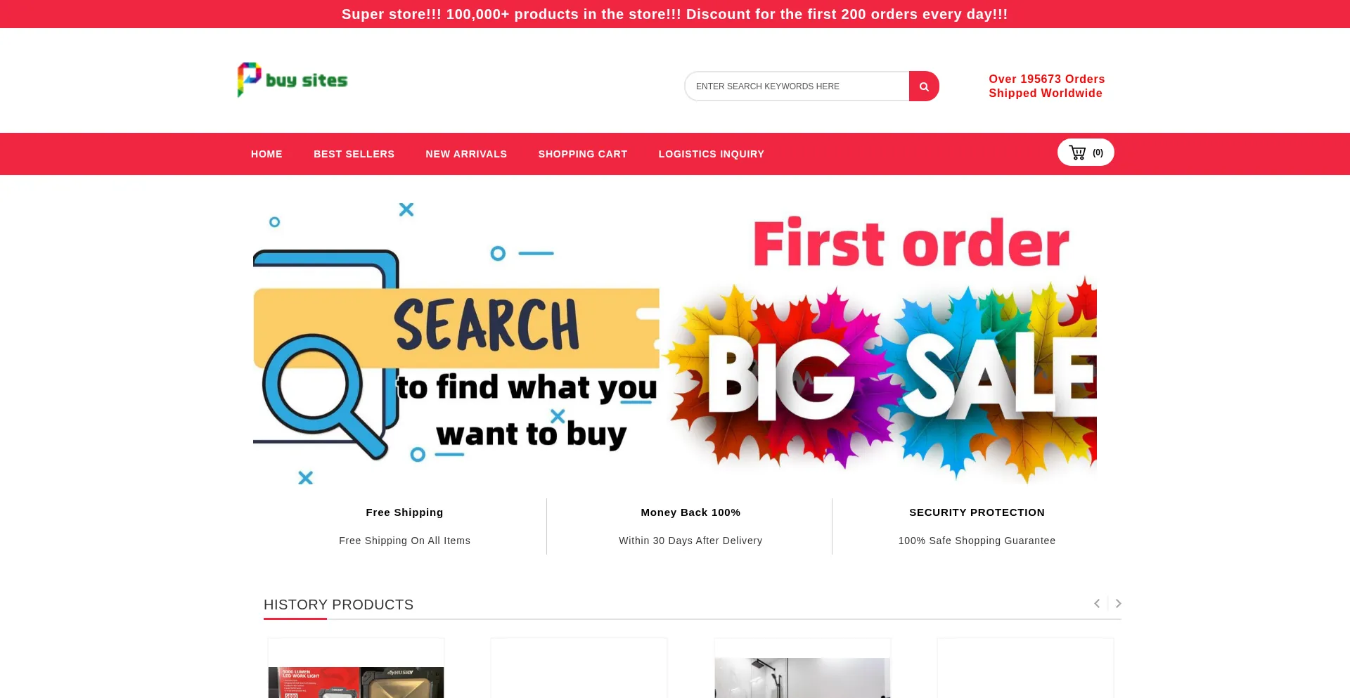 Website screenshot of Freebrosar.click