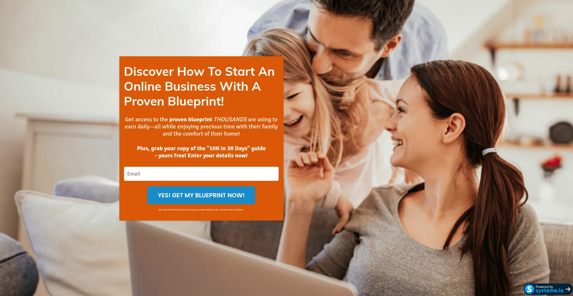 Website screenshot of Freedombuildingwithscott.com