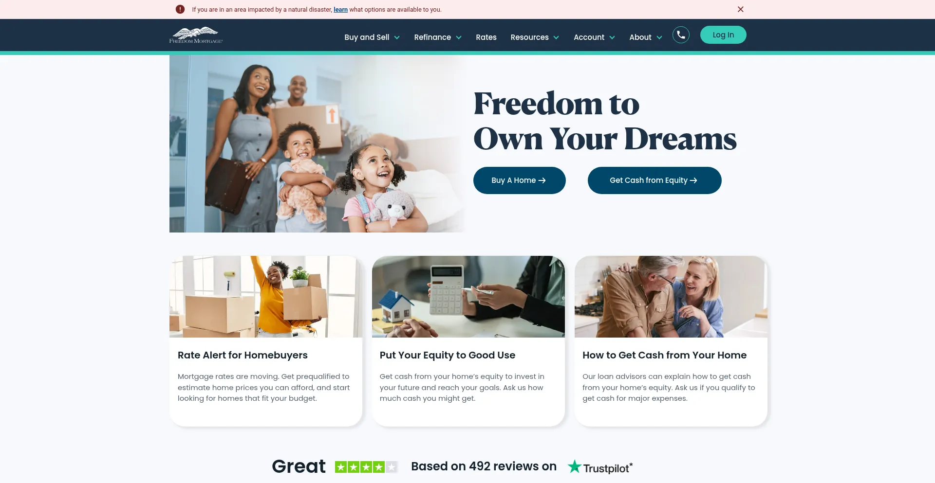 Ist Freedommortgage.com sicher und vertrauenswürdig?