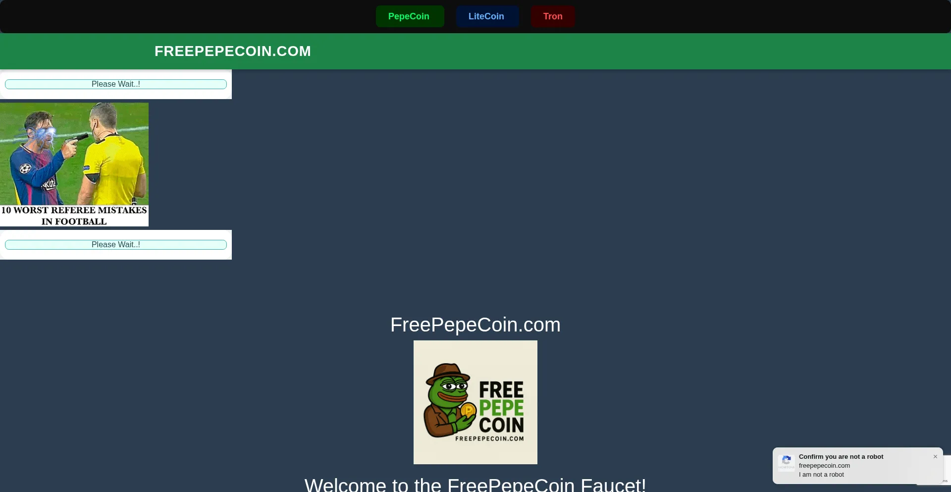 Freepepecoin.com