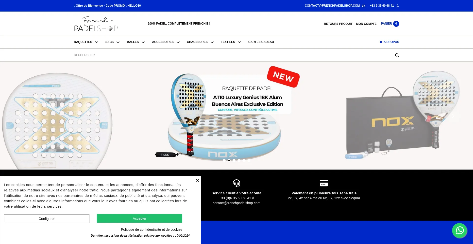 Ist Frenchpadelshop.com sicher und vertrauenswürdig?