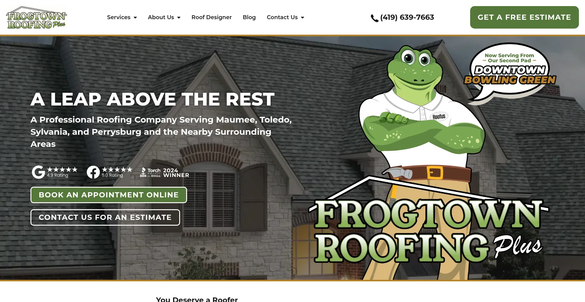 Ist Frogtownroofing.com sicher und vertrauenswürdig?