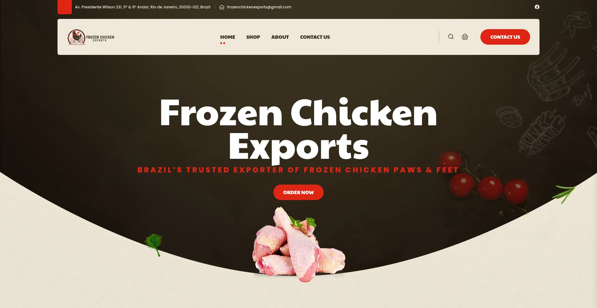 Frozenchickenexports.com