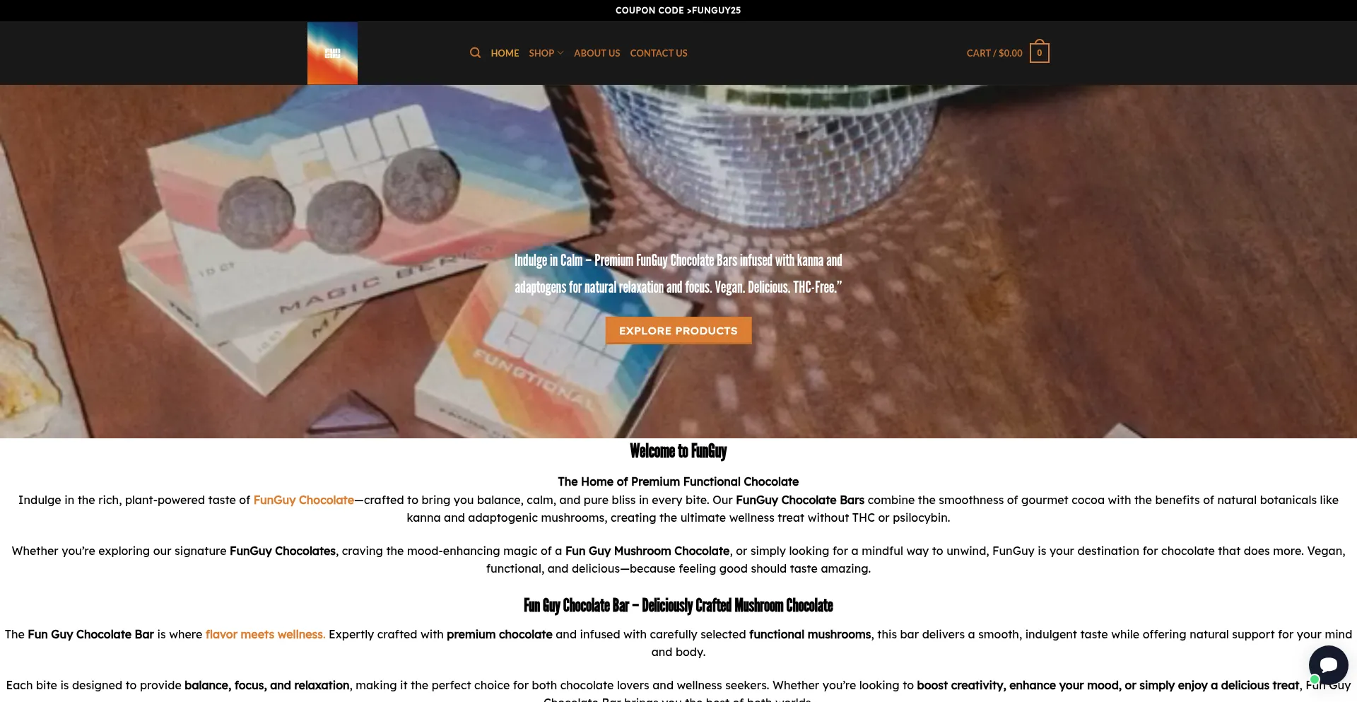 Funguychocolatebars.com
