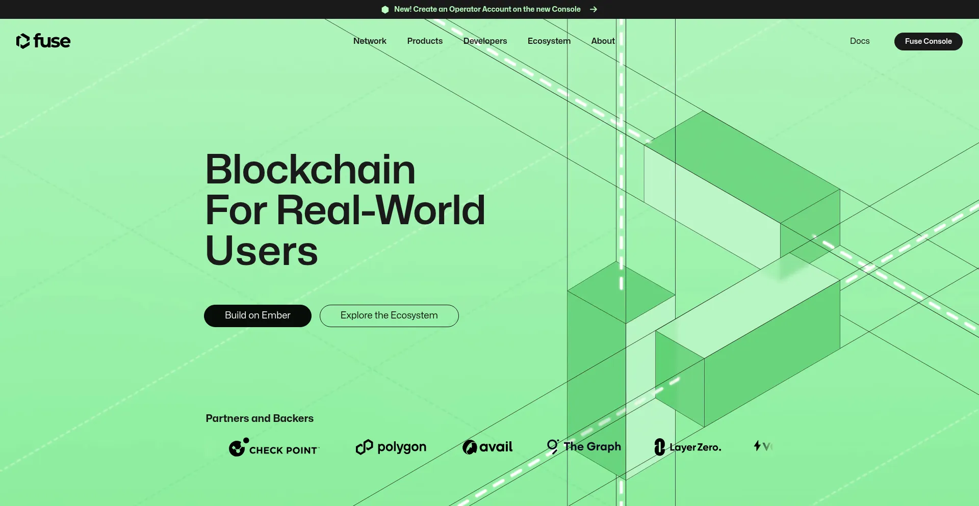 Website screenshot of Fuse.io
