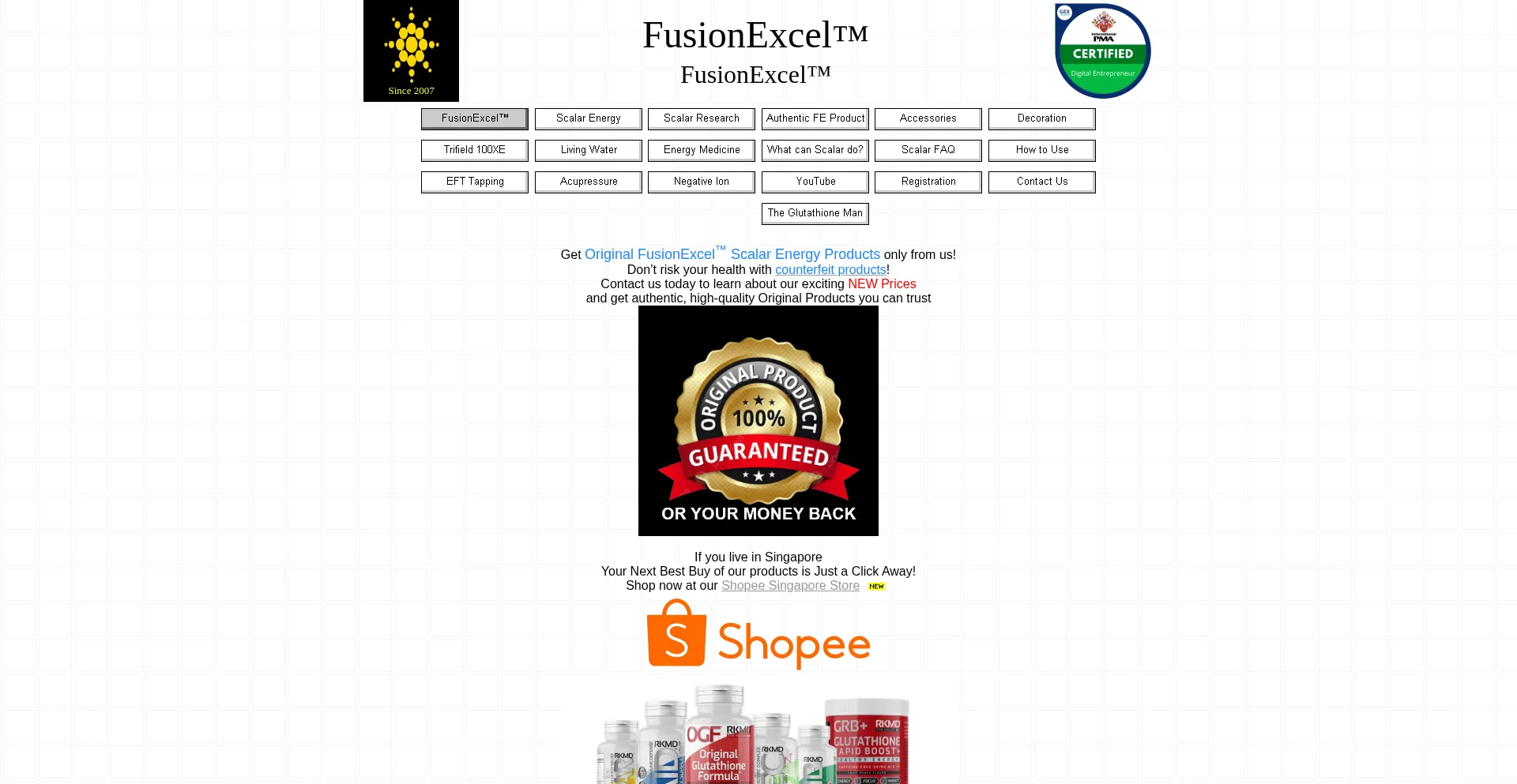 Fusionexcel.my Screenshot