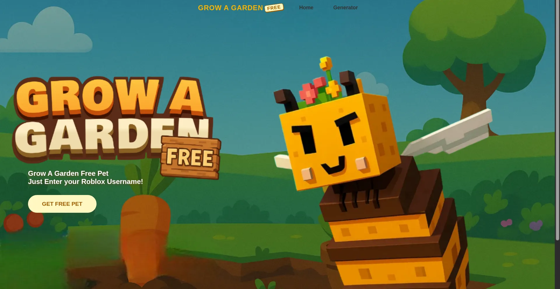 Website screenshot of Gagrewards.fun