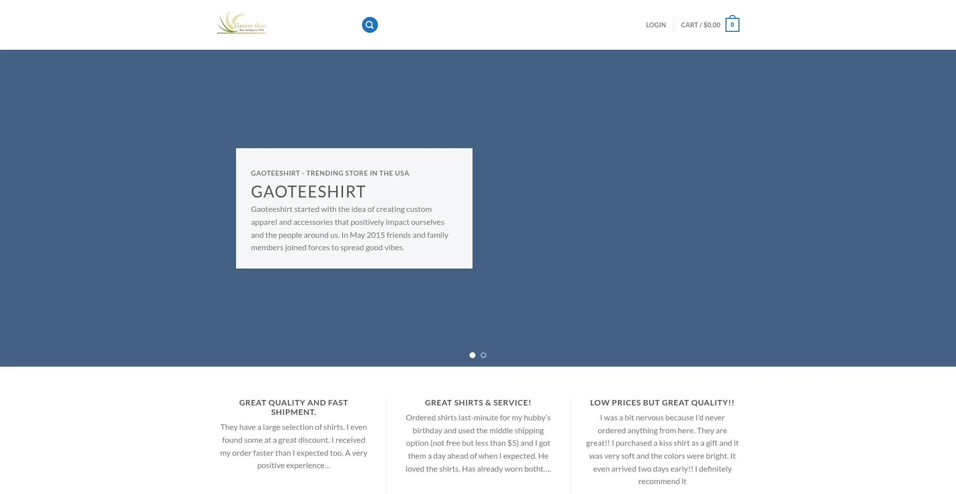 Ist Gaoteeshirt.com sicher und vertrauenswürdig?