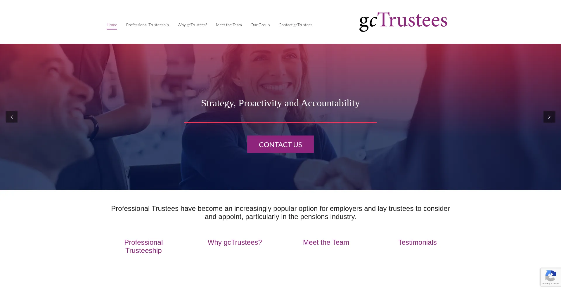 Gctrustees.com Screenshot