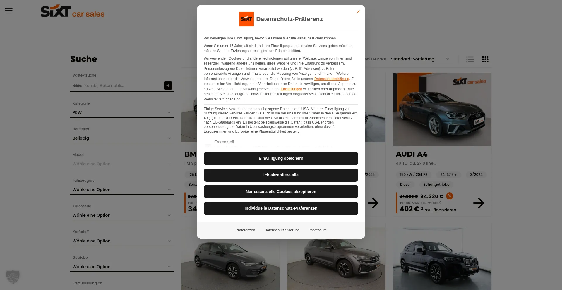 Gebrauchtwagengarching-sixt.de