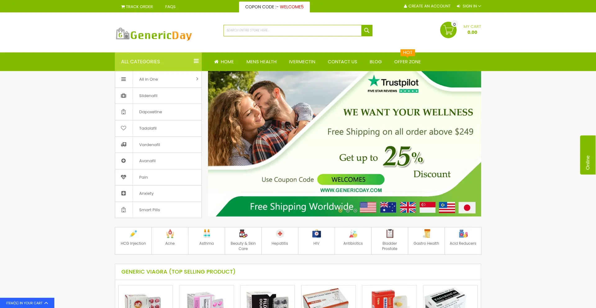 Ist Genericday.com sicher und vertrauenswürdig?