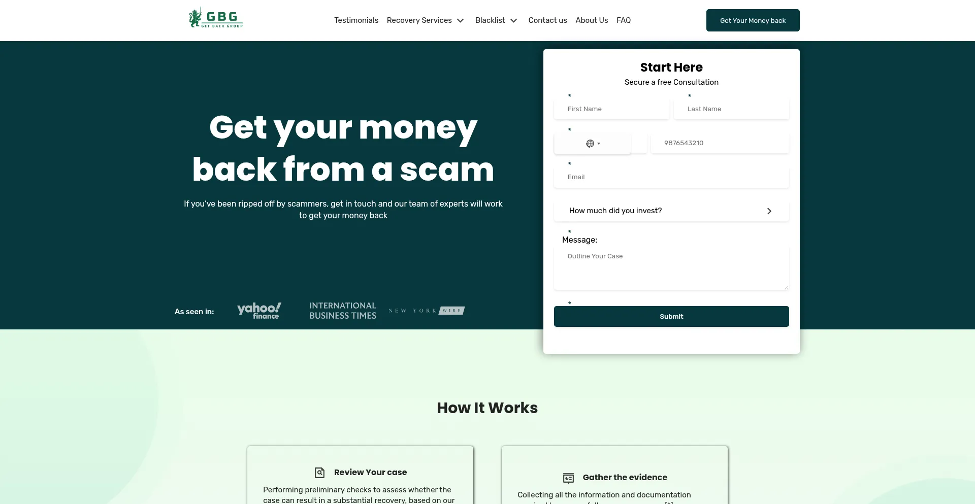 Getbackgroup.com Screenshot