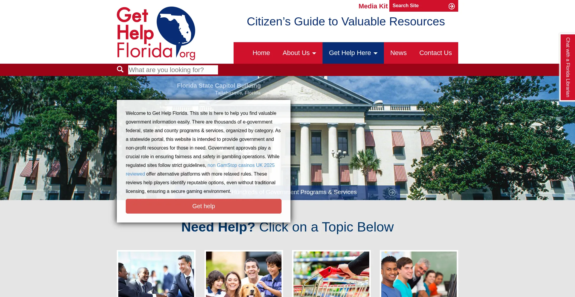 Ist Gethelpflorida.org sicher und vertrauenswürdig?