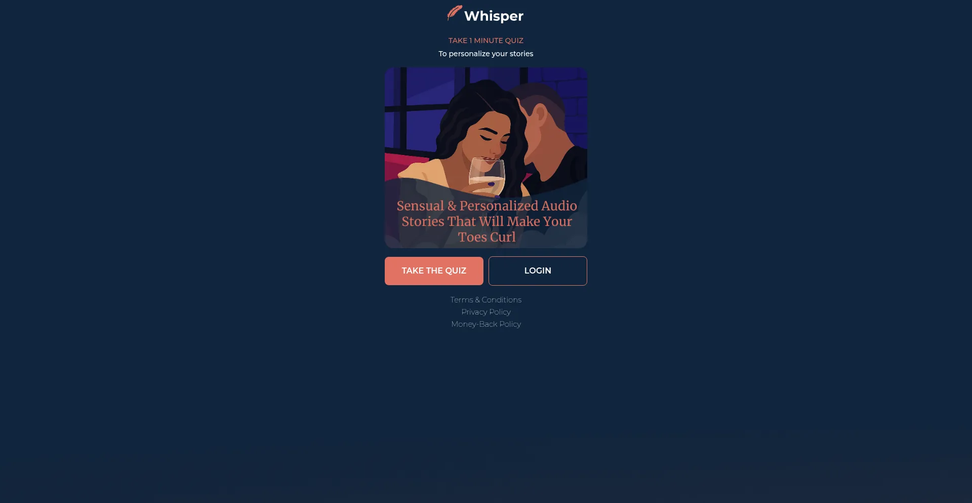 Getmywhisper.com Screenshot