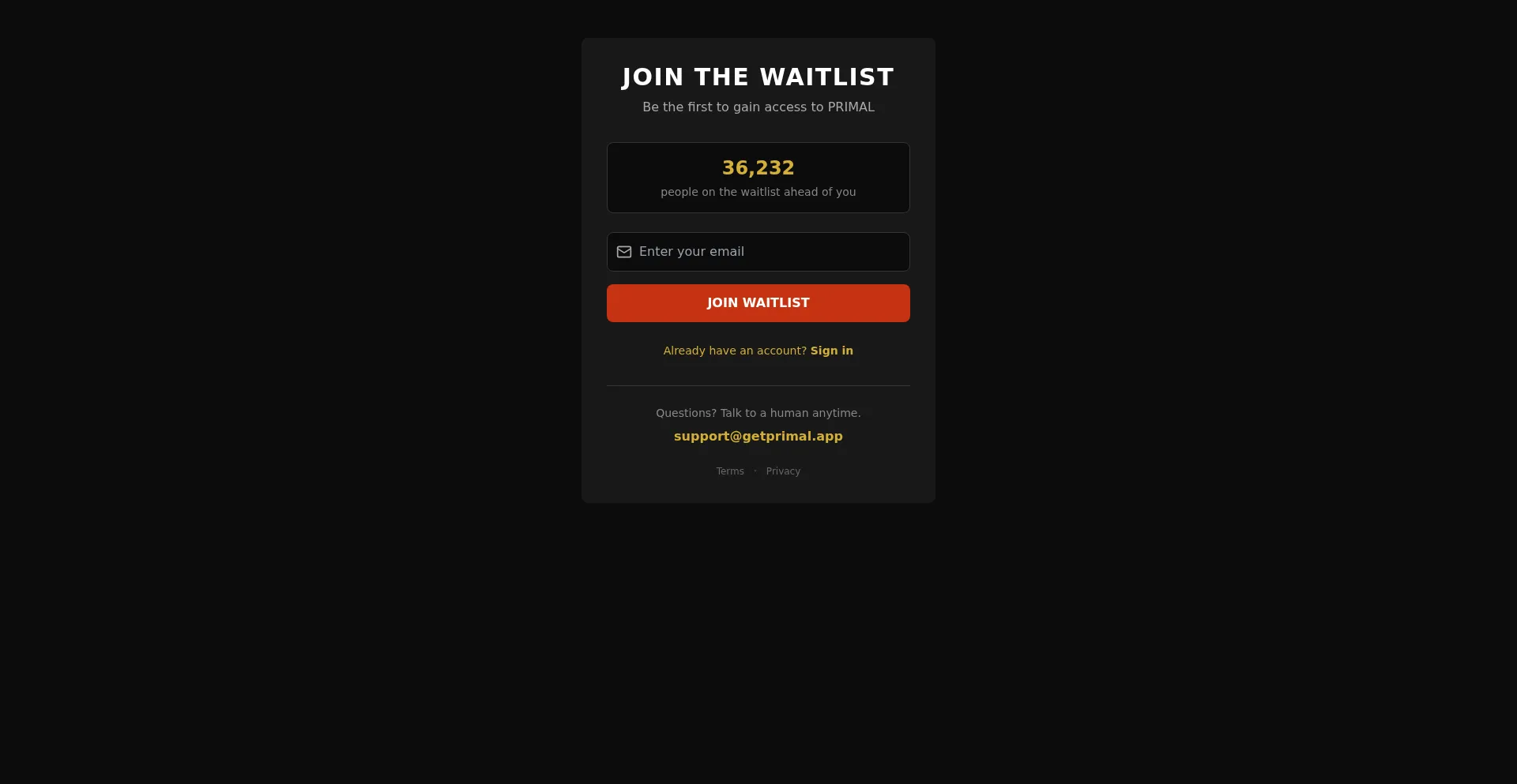 Getprimal.app
