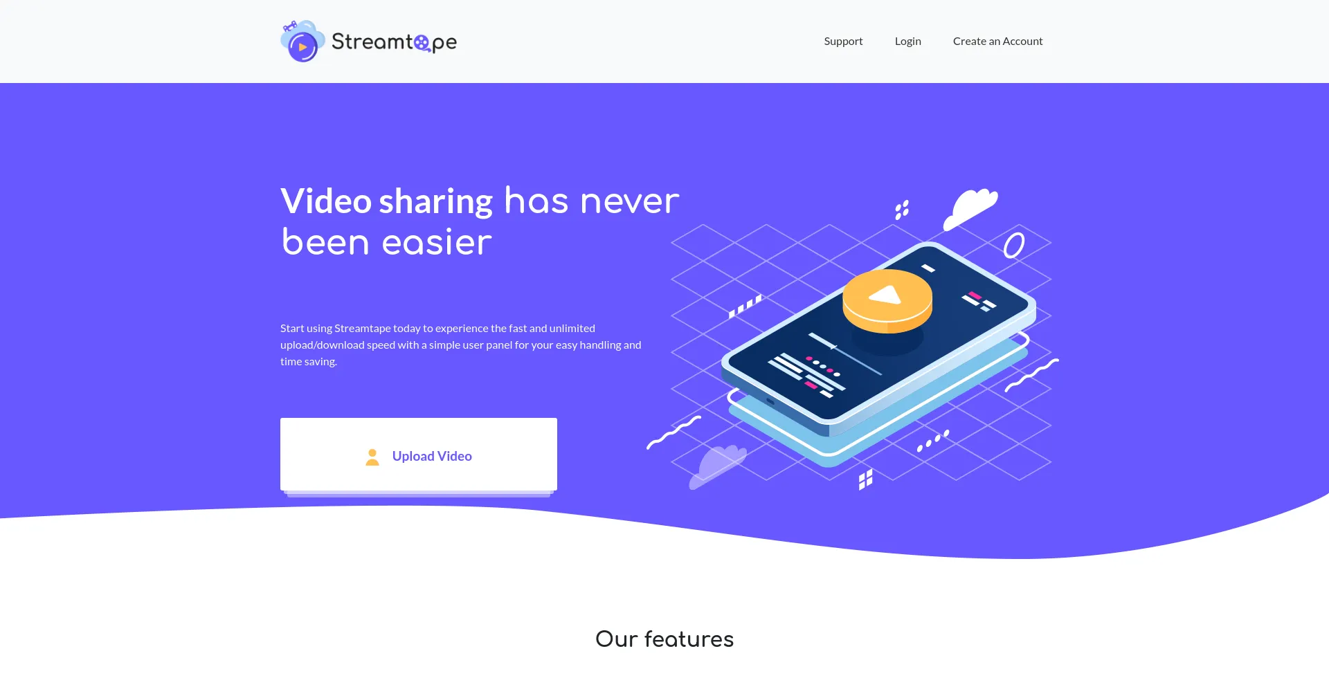 Website screenshot of Gettapeads.com