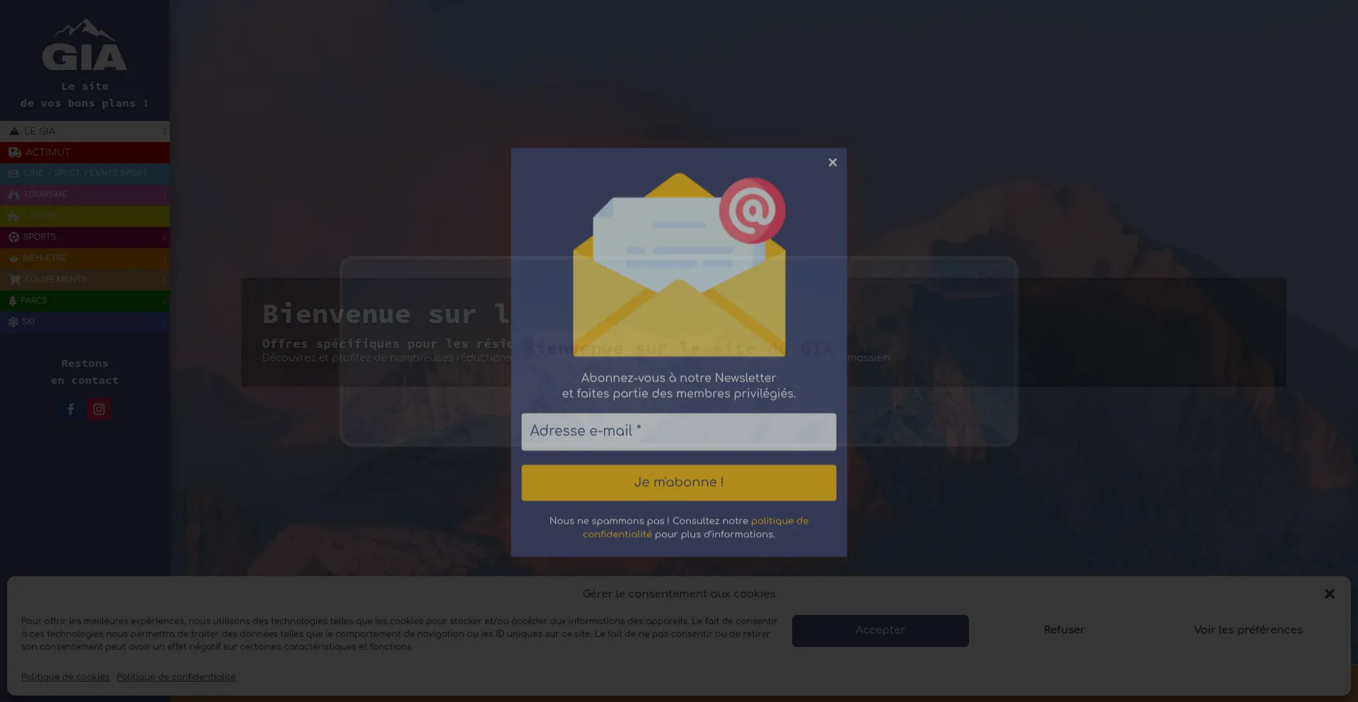 Gia-association.org Screenshot