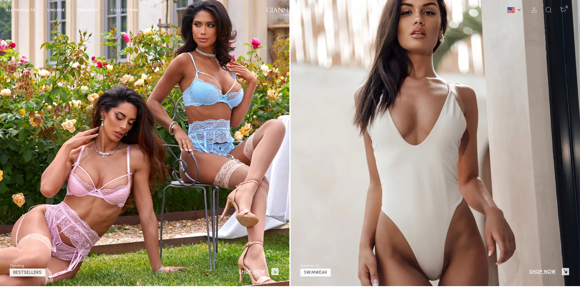 Website screenshot of Giannabellucci.com