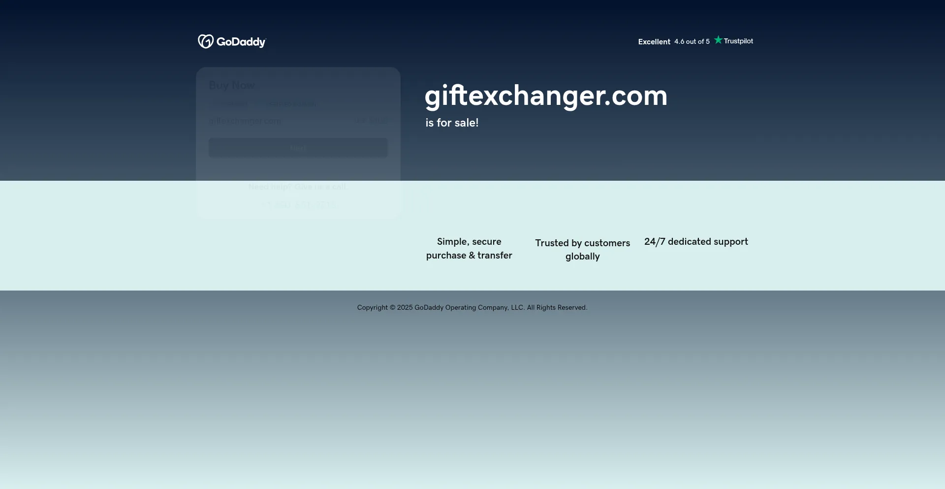 Website screenshot of Giftexchanger.com