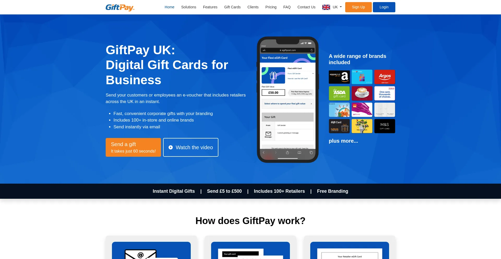 Giftpay.co.uk Screenshot