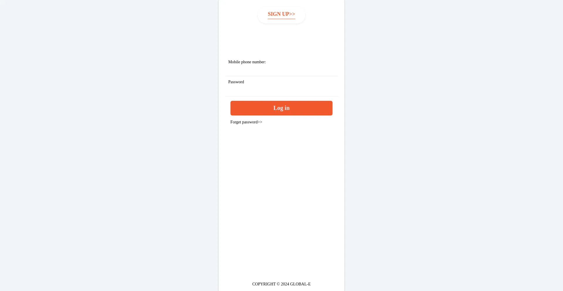 Website screenshot of Globale-service.com