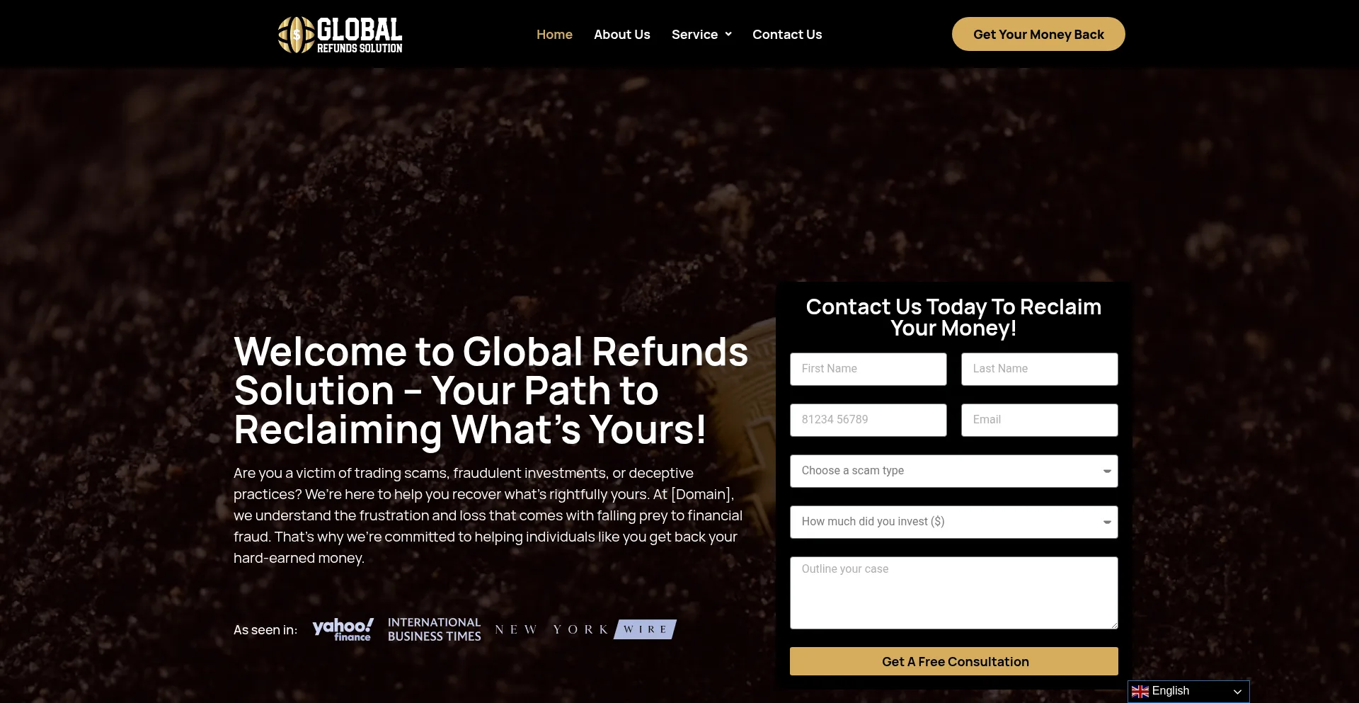 Ist Globalrefundssolution.com sicher und vertrauenswürdig?