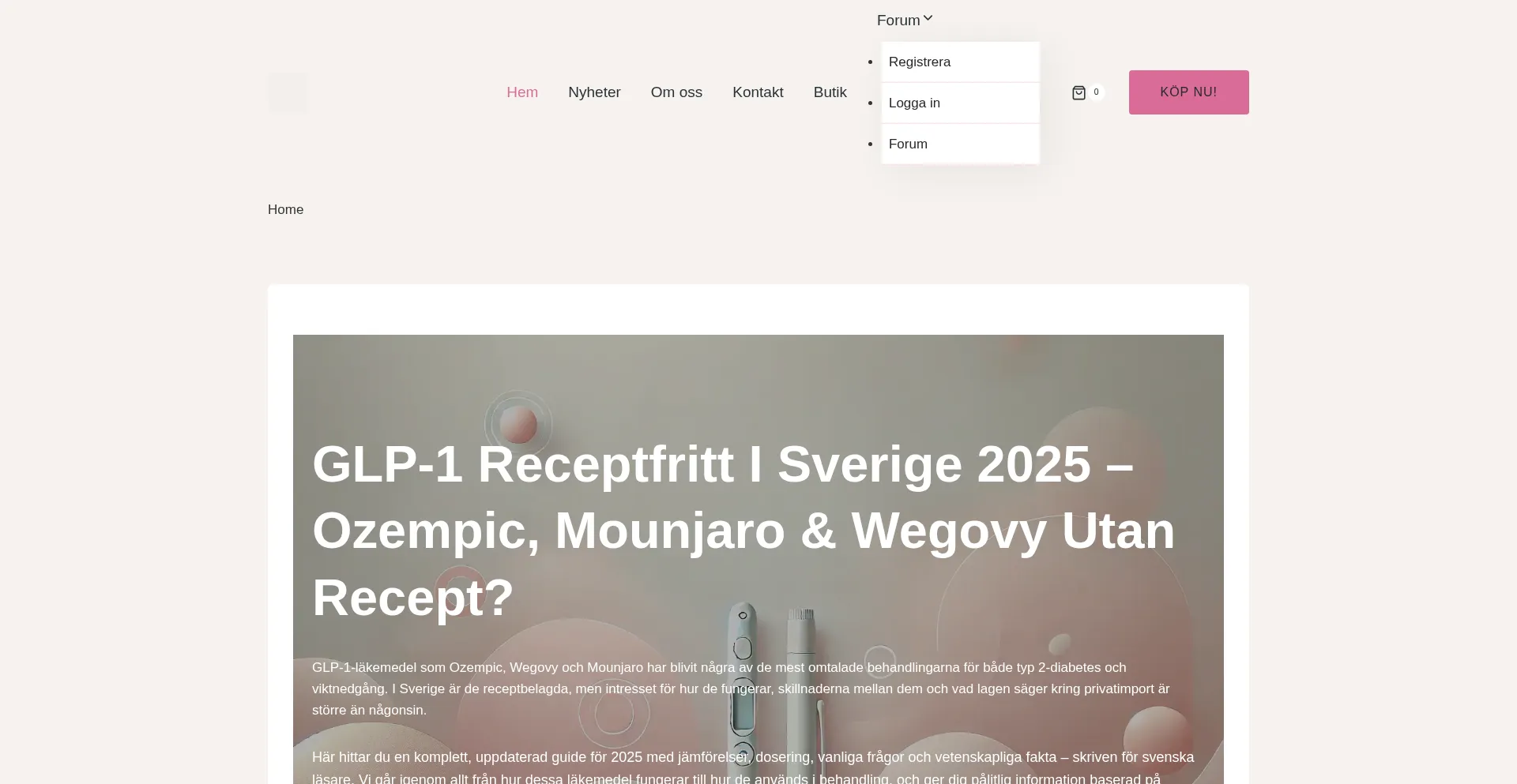 Ist Glp1receptfritt.com sicher und vertrauenswürdig?