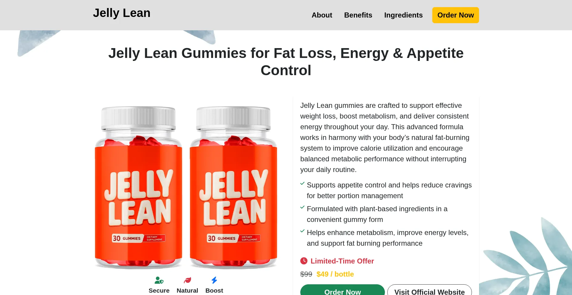 Go-jellylean.com