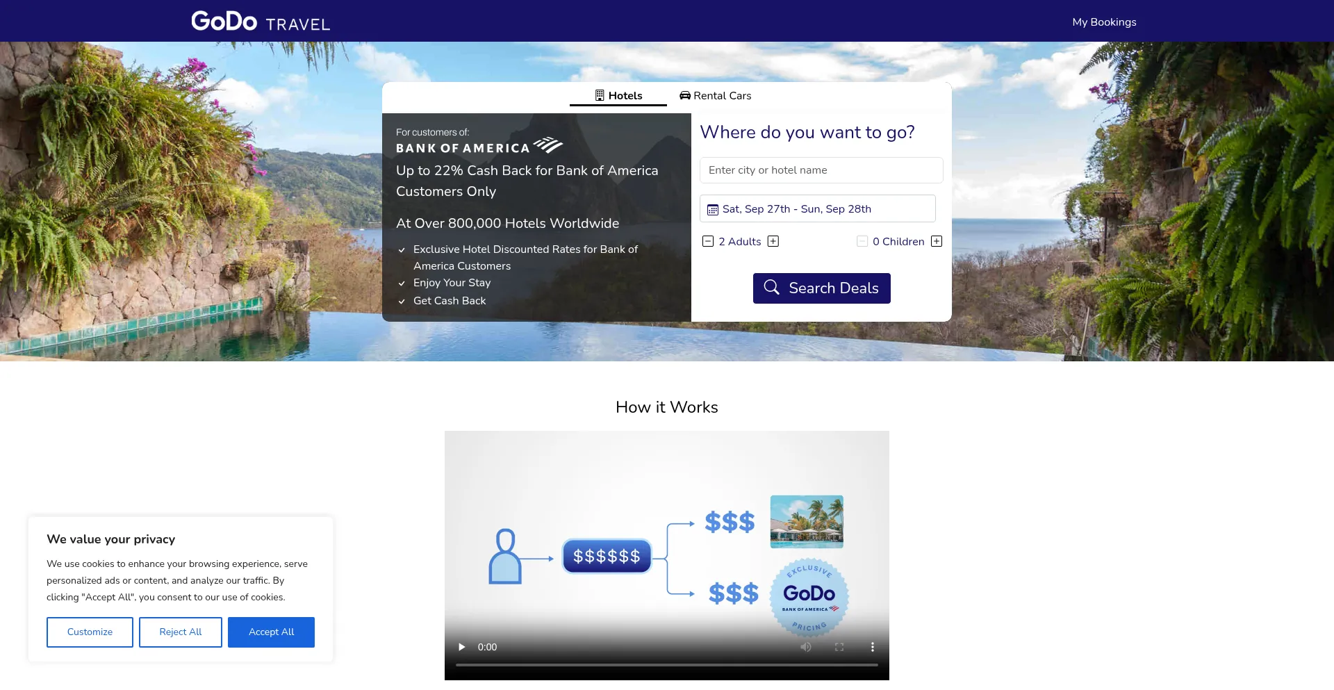 Godotravel.com Screenshot