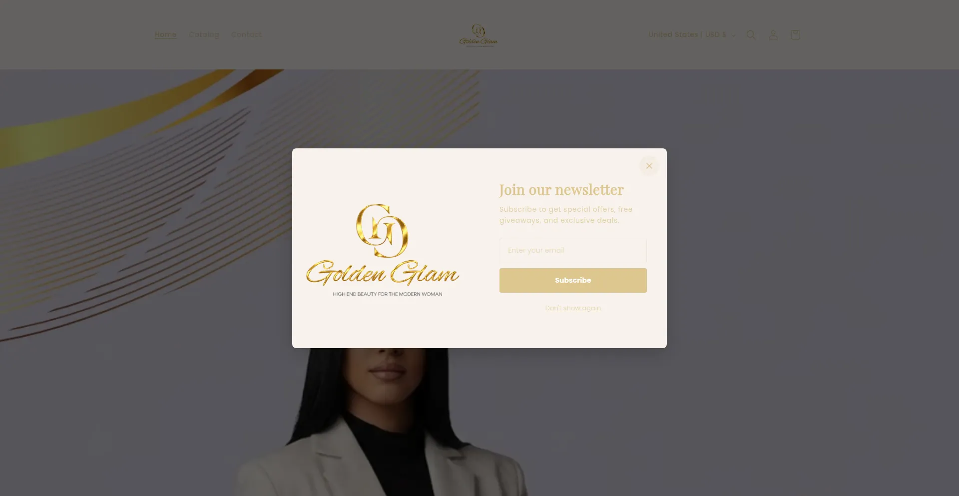 Goldenglamskin.com