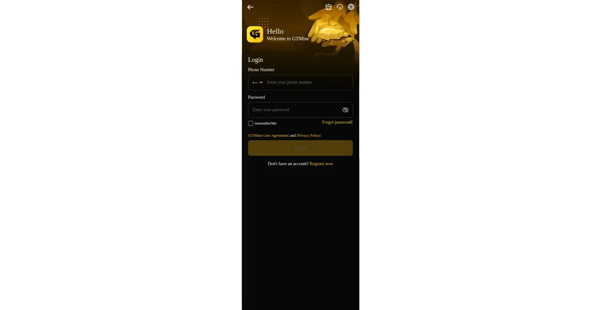 Goldsmine.xyz Screenshot