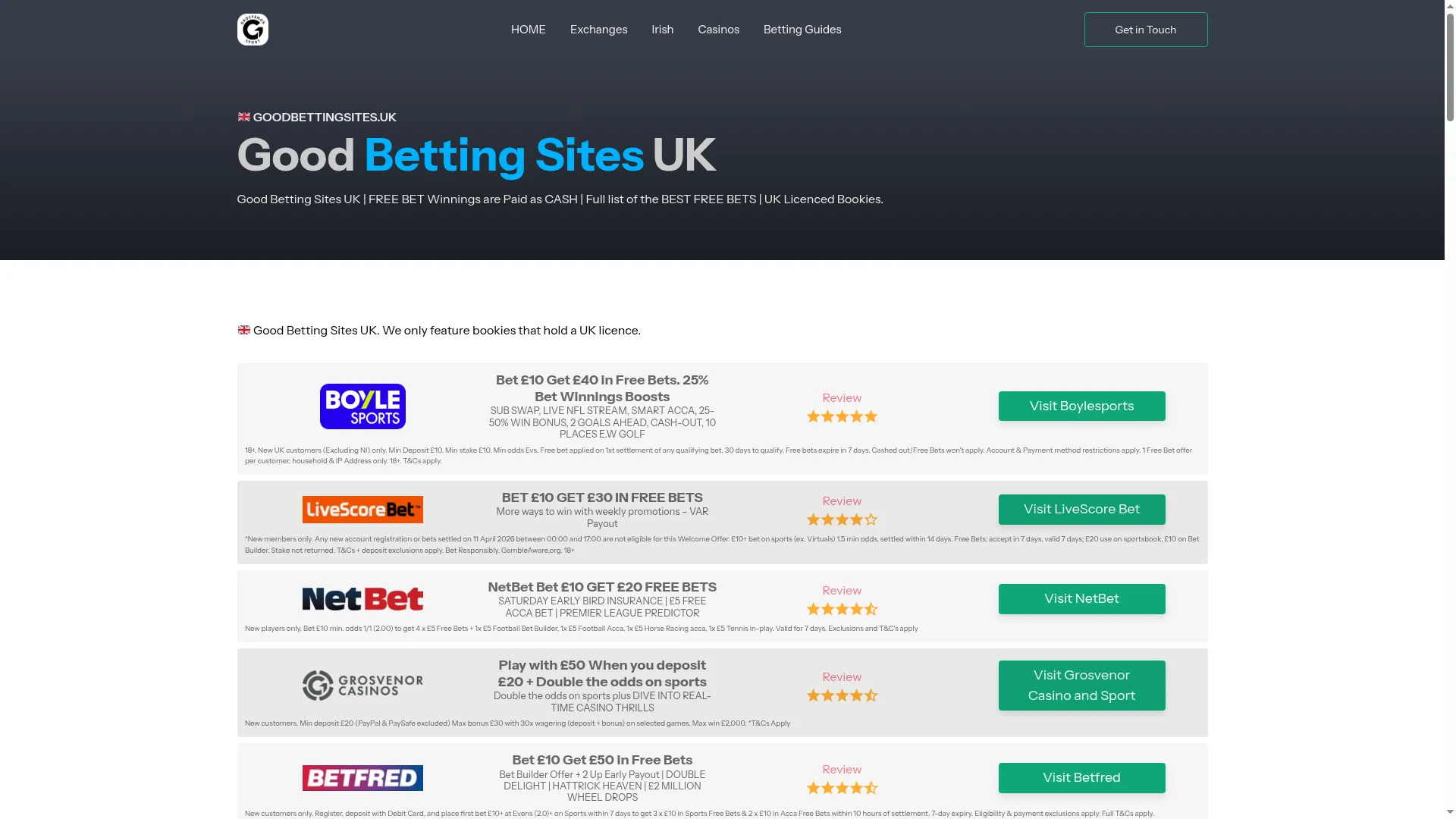 Goodbettingsites.uk