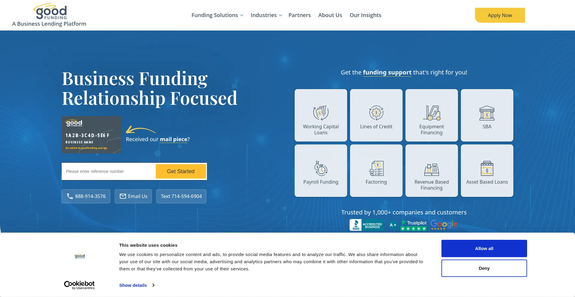 Goodfunding.com Screenshot