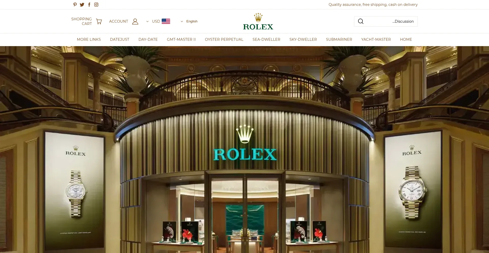 Website screenshot of Goodsp.shop