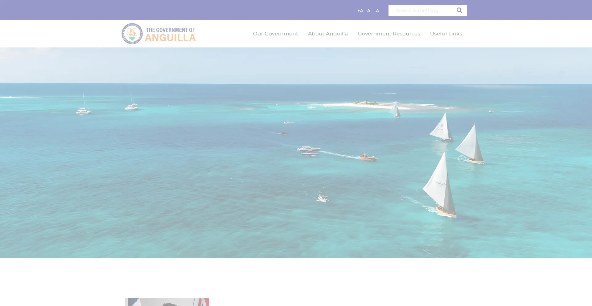 Website screenshot of Gov.ai