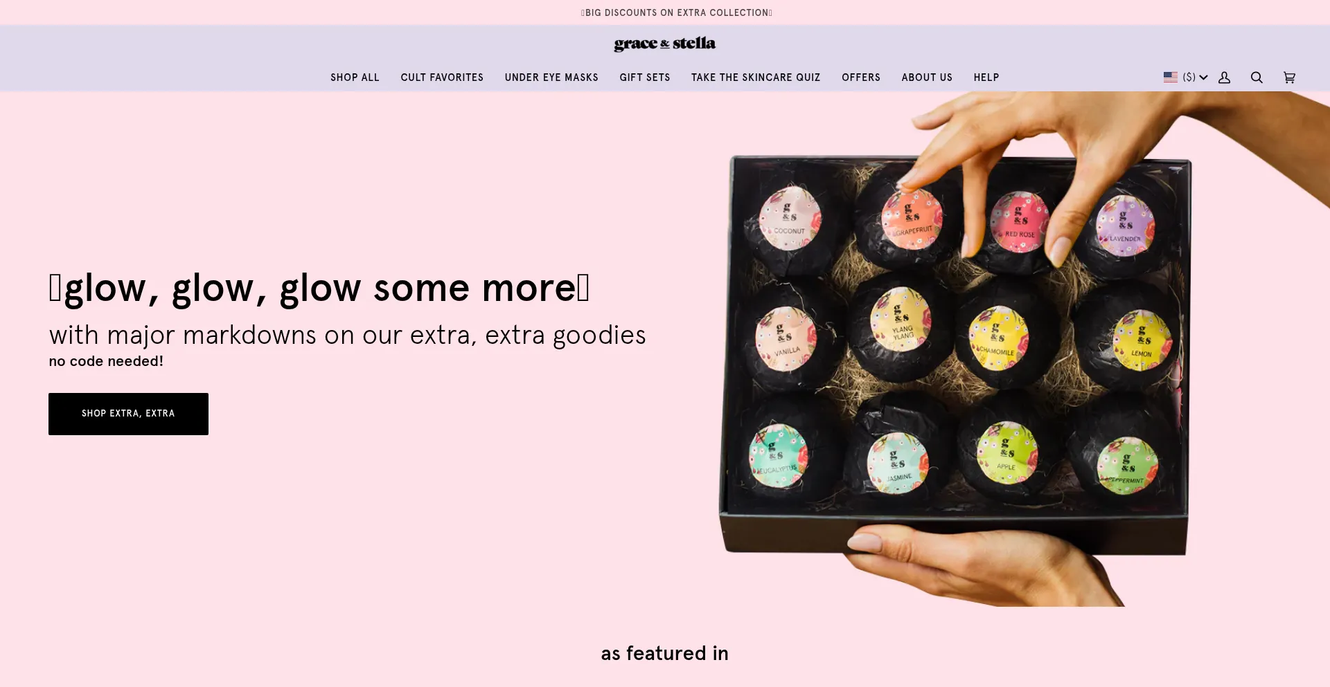 Website screenshot of Graceandstella.com