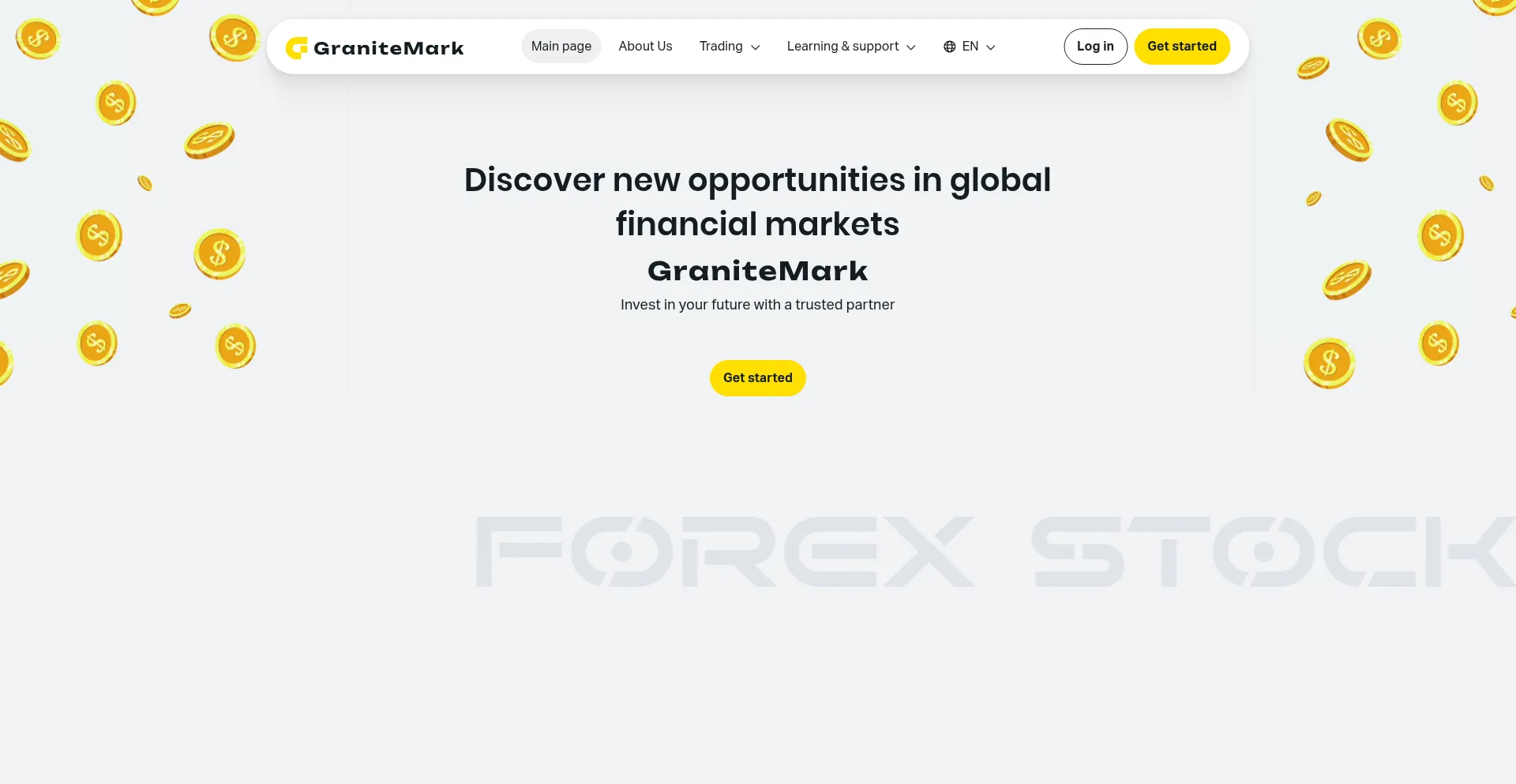 Website screenshot of Granitemark.net