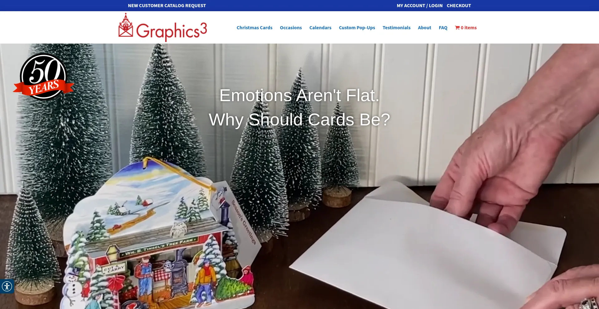 Website screenshot of Graphics3inc.com