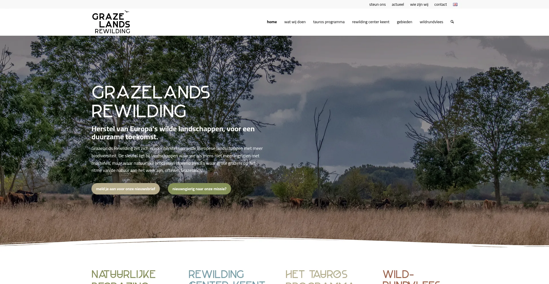 Grazelandsrewilding.com