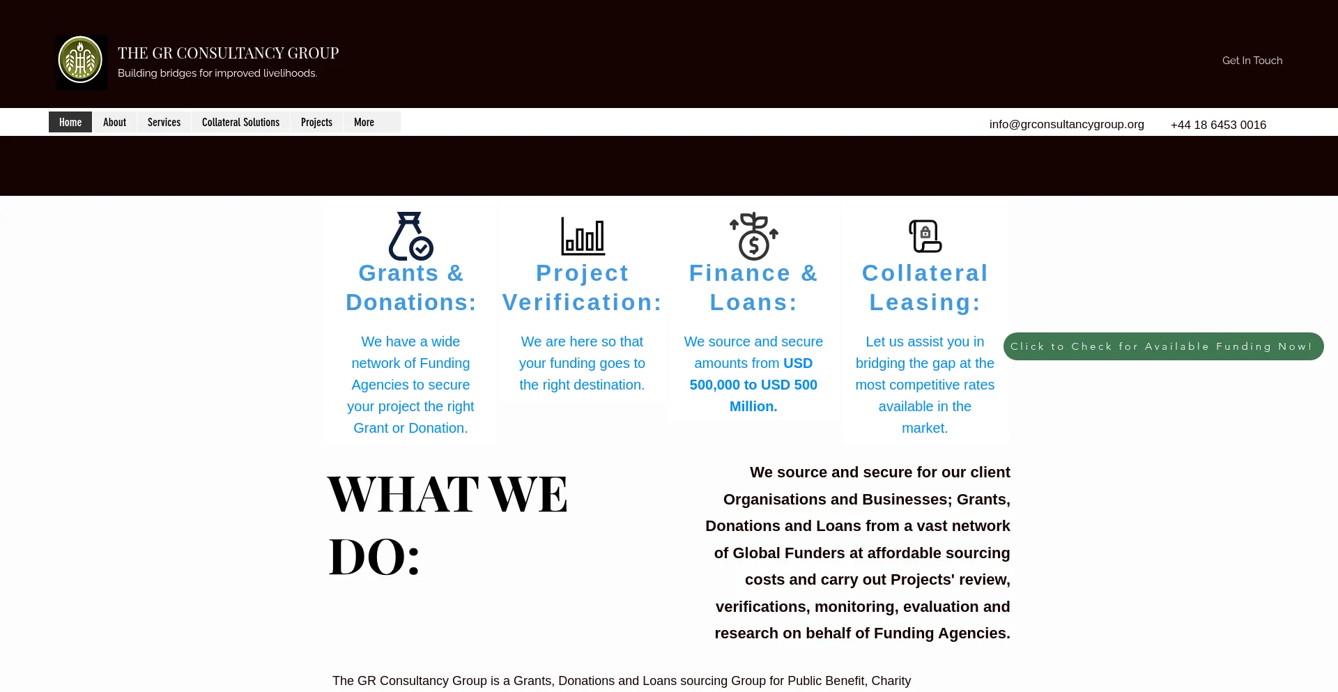 Ist Grconsultancygroup.org sicher und vertrauenswürdig?