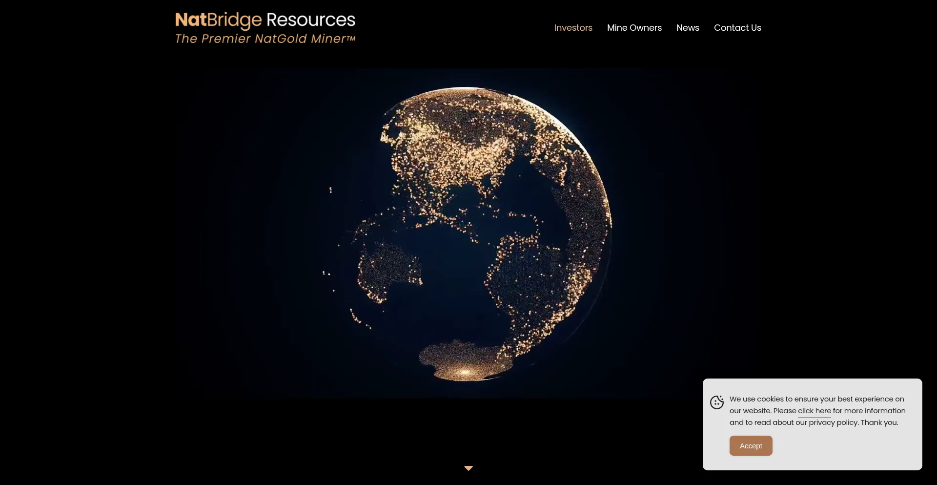 Website screenshot of Greateaglegold.com