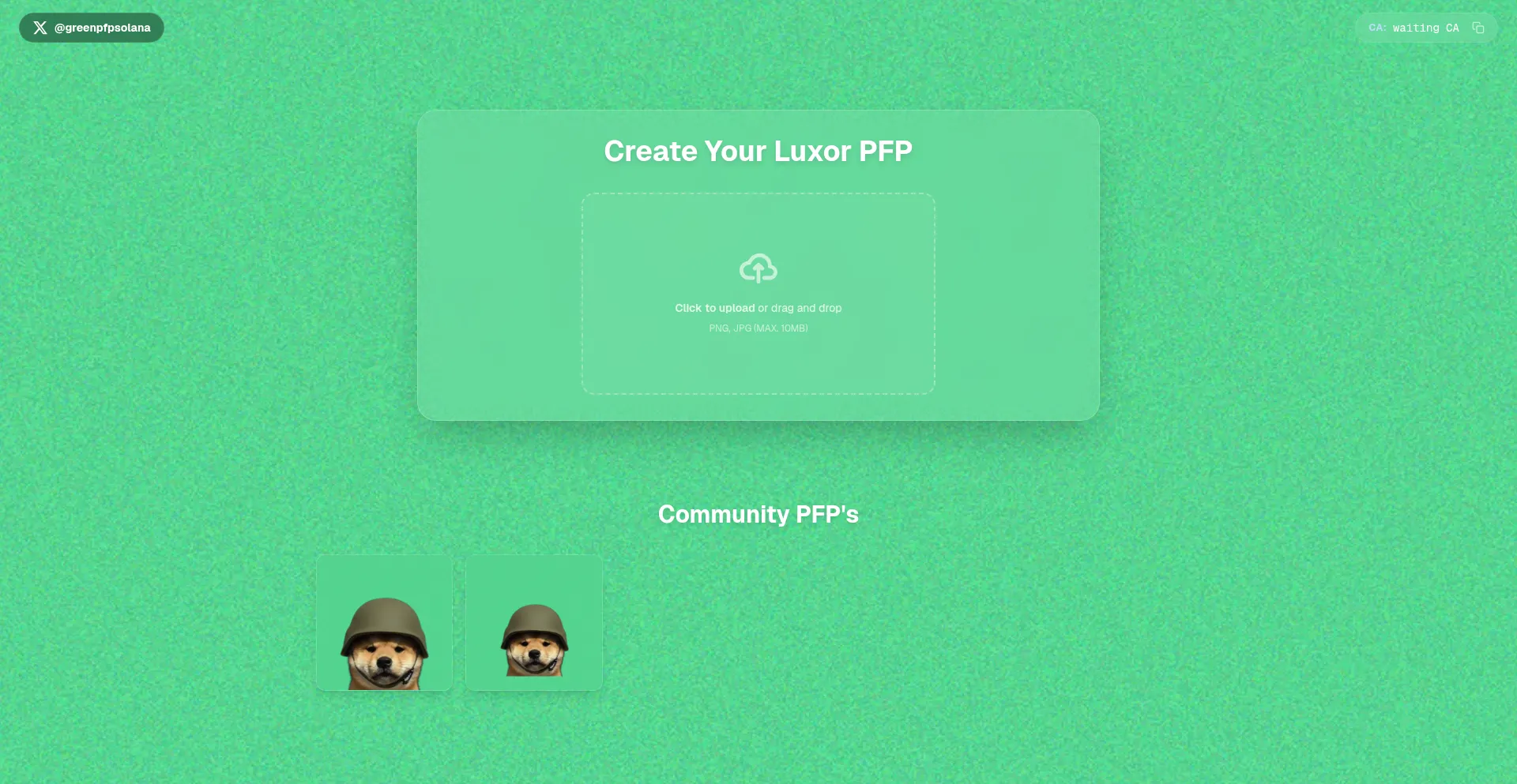 Greenpfpcult.fun
