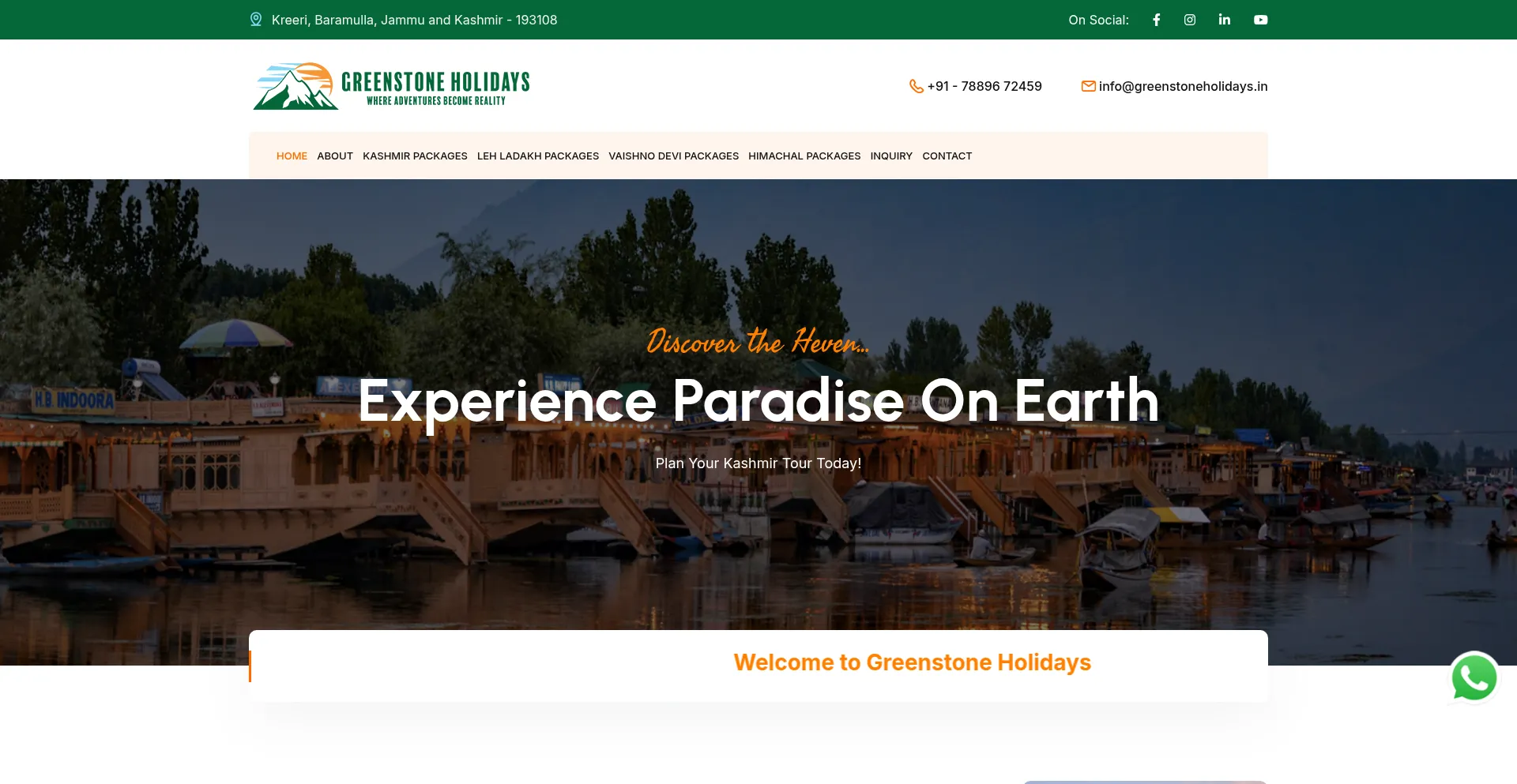 Greenstoneholidays.in