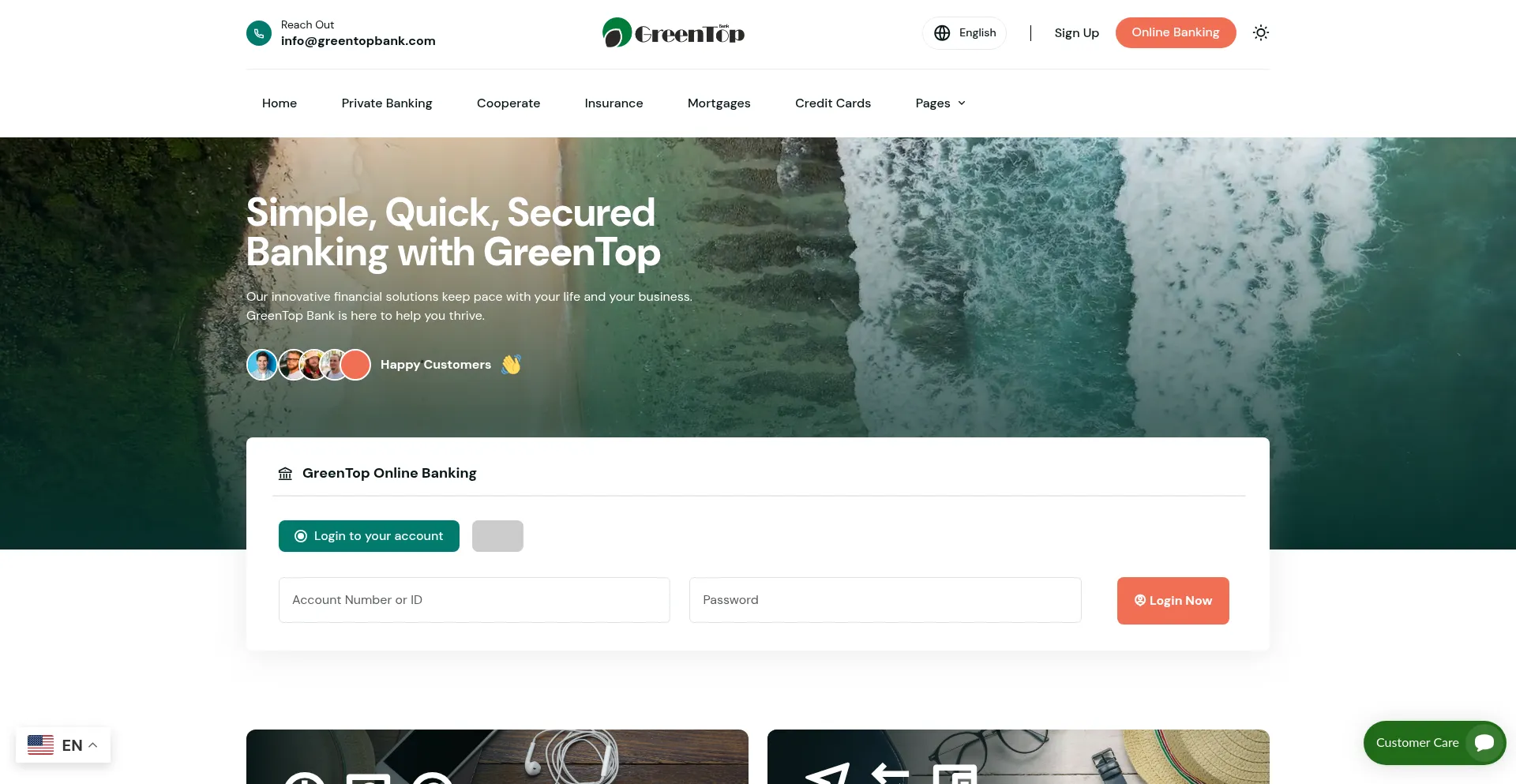 Greentopbank.com