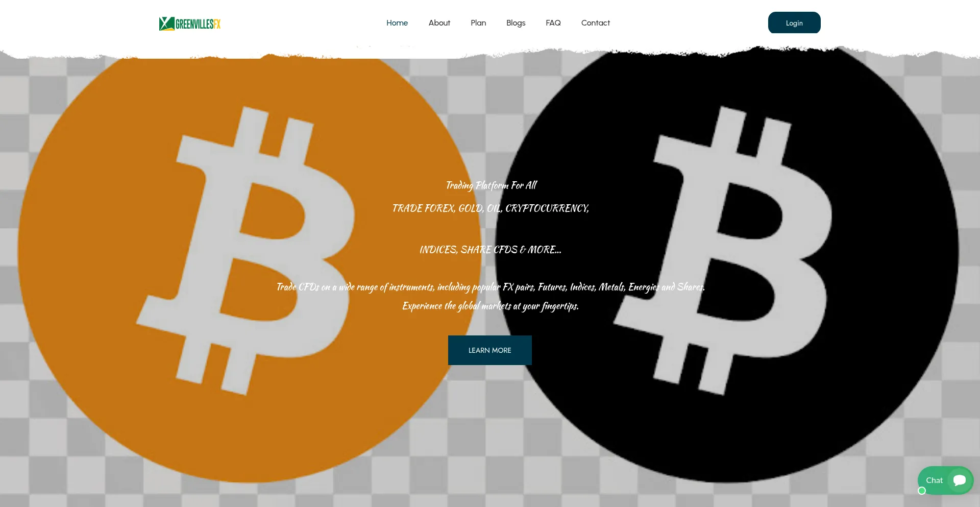 Website screenshot of Greenvillesfx.com